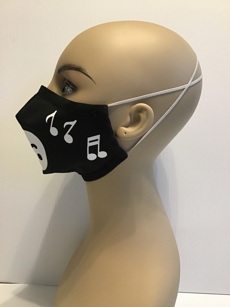 Emoji black face mask Etsy