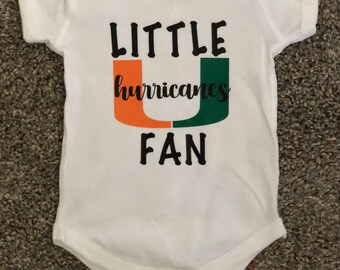 miami hurricanes onesie