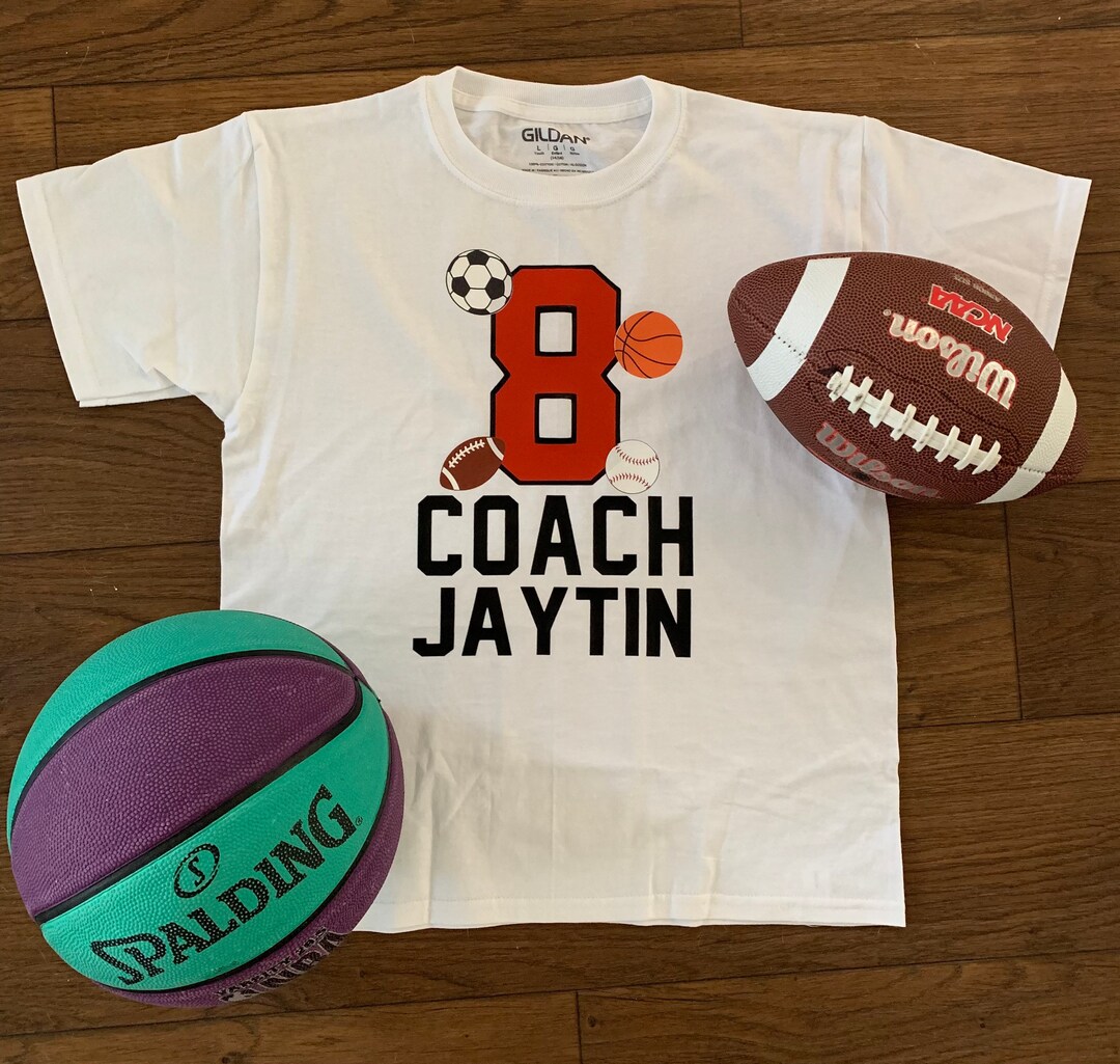 Sports theme birthday shirt birthday sports shirt birthday sports shirt