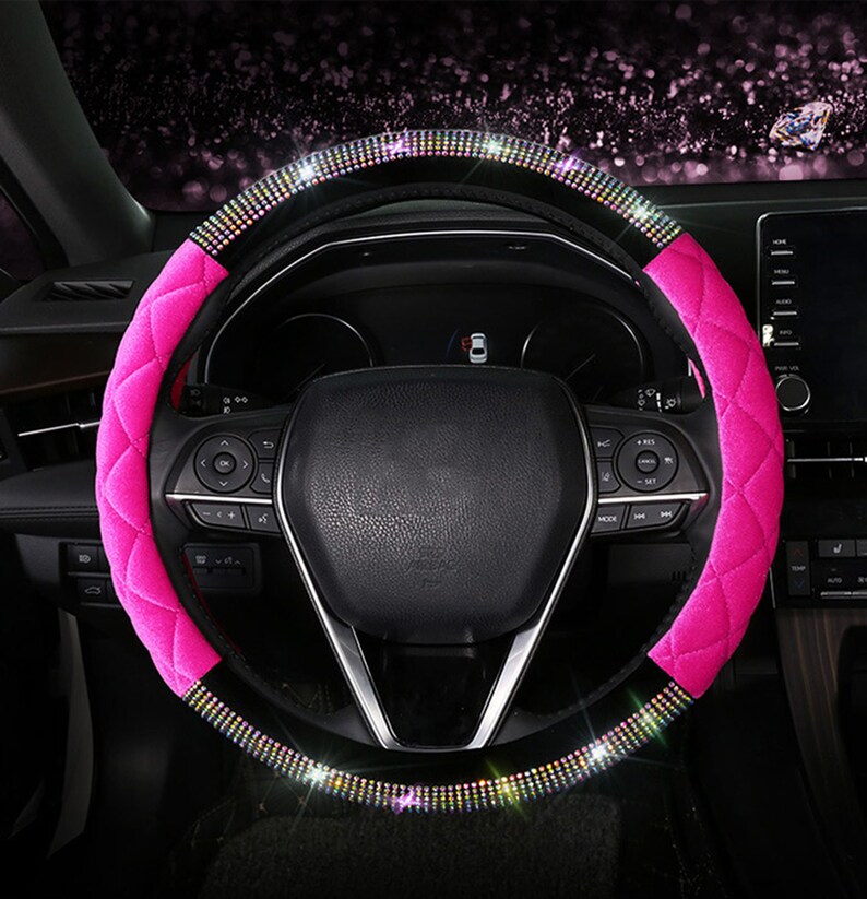 Rhinestone Steering Wheel CoverBling Car AccessoriesGirls Etsy