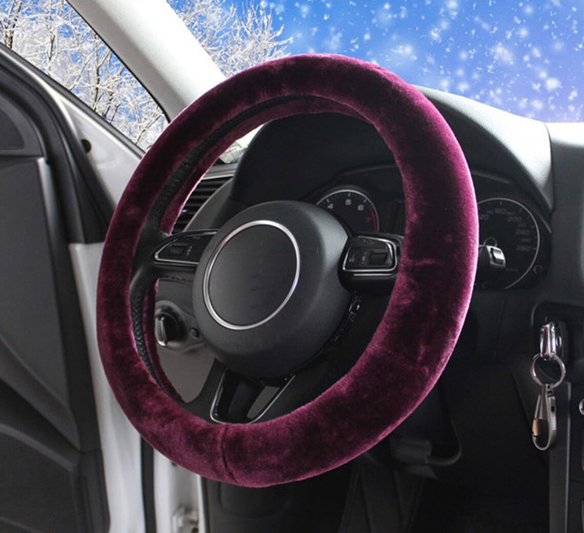 Plush Steering Wheel Cover Steering Wheel Cover for Car 15 Etsy