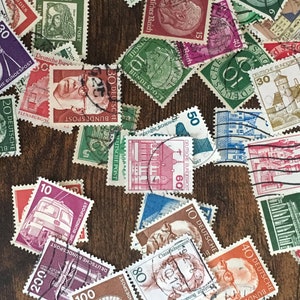 Germany - 35 stamps cancelled