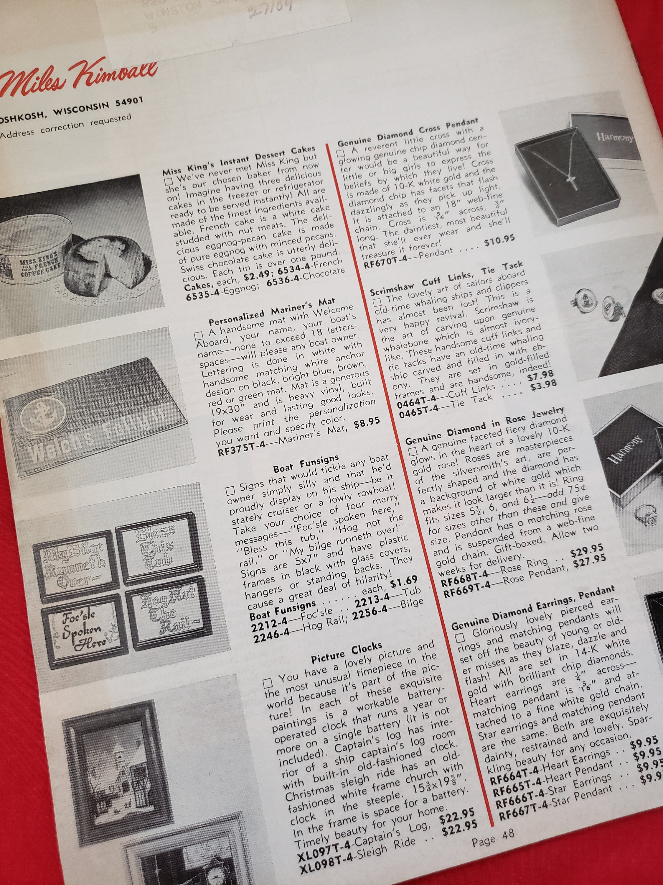 1968 Miles Kimball Catalog / Christmas / 48 Pages / Santa / Vintage