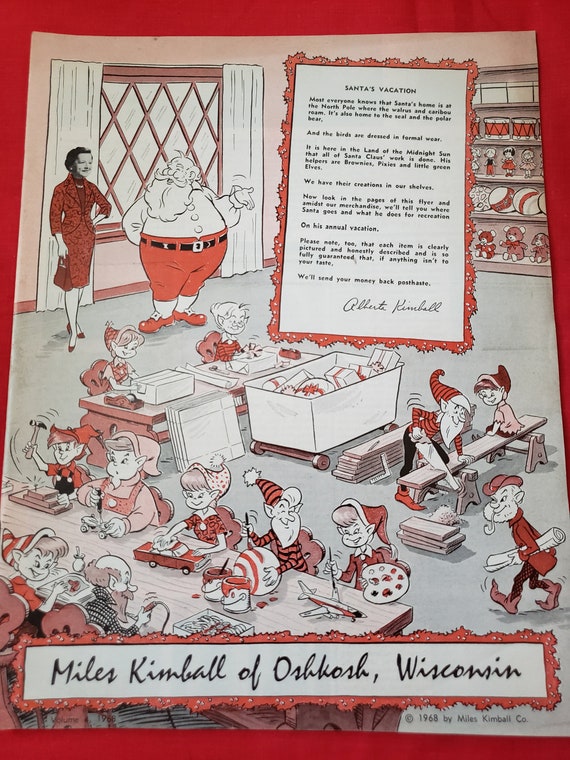 1968 Miles Kimball Catalog / Christmas / 48 Pages / Santa / - Etsy