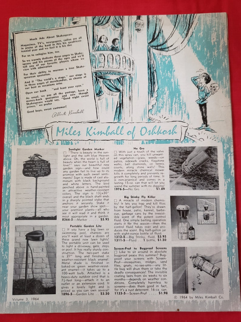 1964 Miles Kimball Catalog / Volume 3 1964 / 48 Pages / Vintage