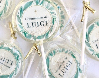 Candy lollipops to personalize, confectionery, candy lollipop, guest gift, baptism, baby shower, birthday, wedding.