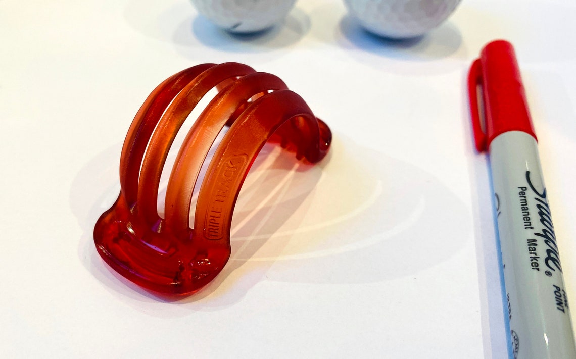 Callaway Triple Track Golf Ball Line Marker Stencil Chrome Soft ERC W