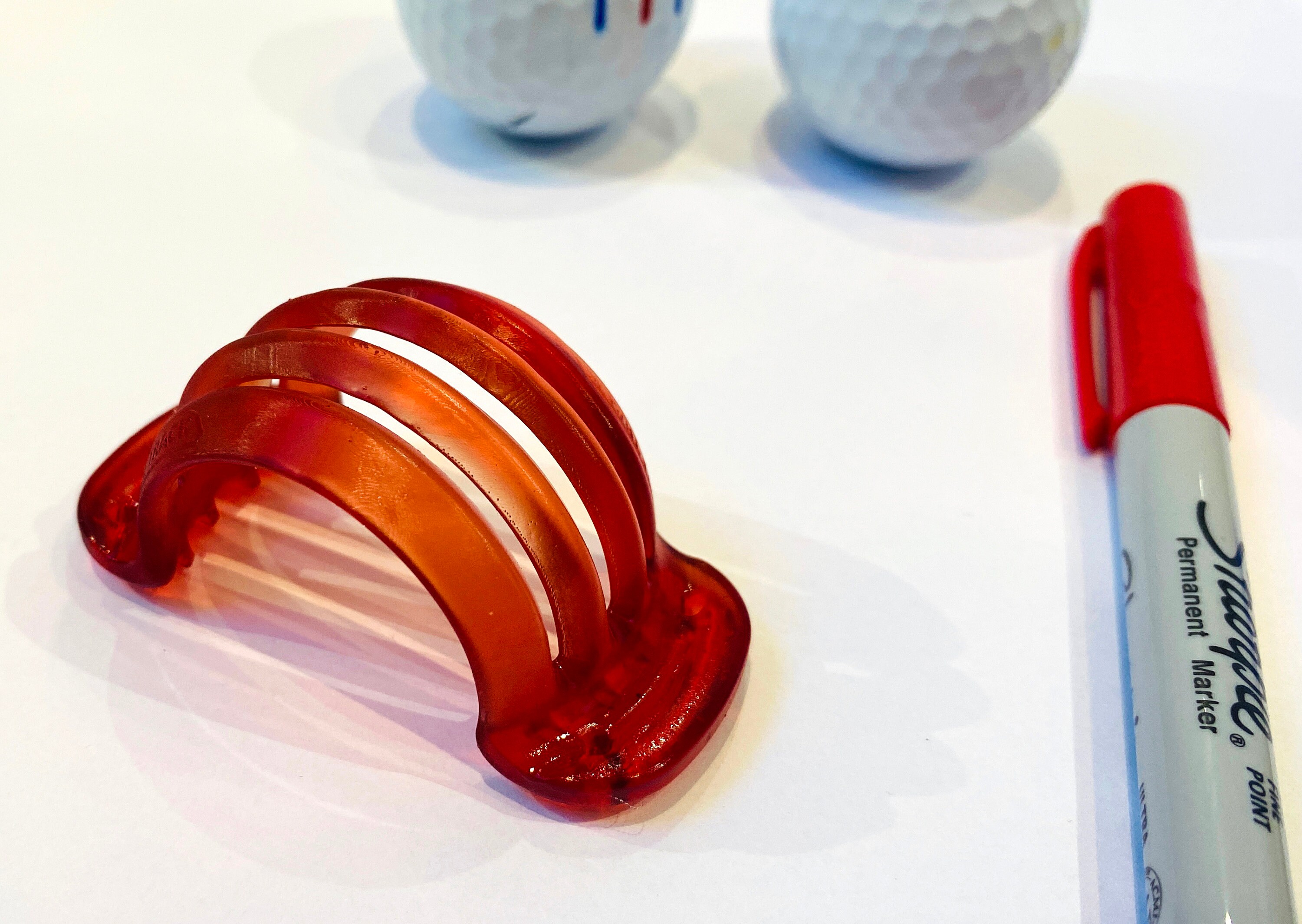 Callaway Triple Track Golf Ball Line Marker Stencil Chrome Soft ERC W