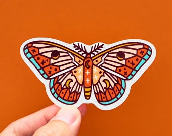 Mystical moth Sticker