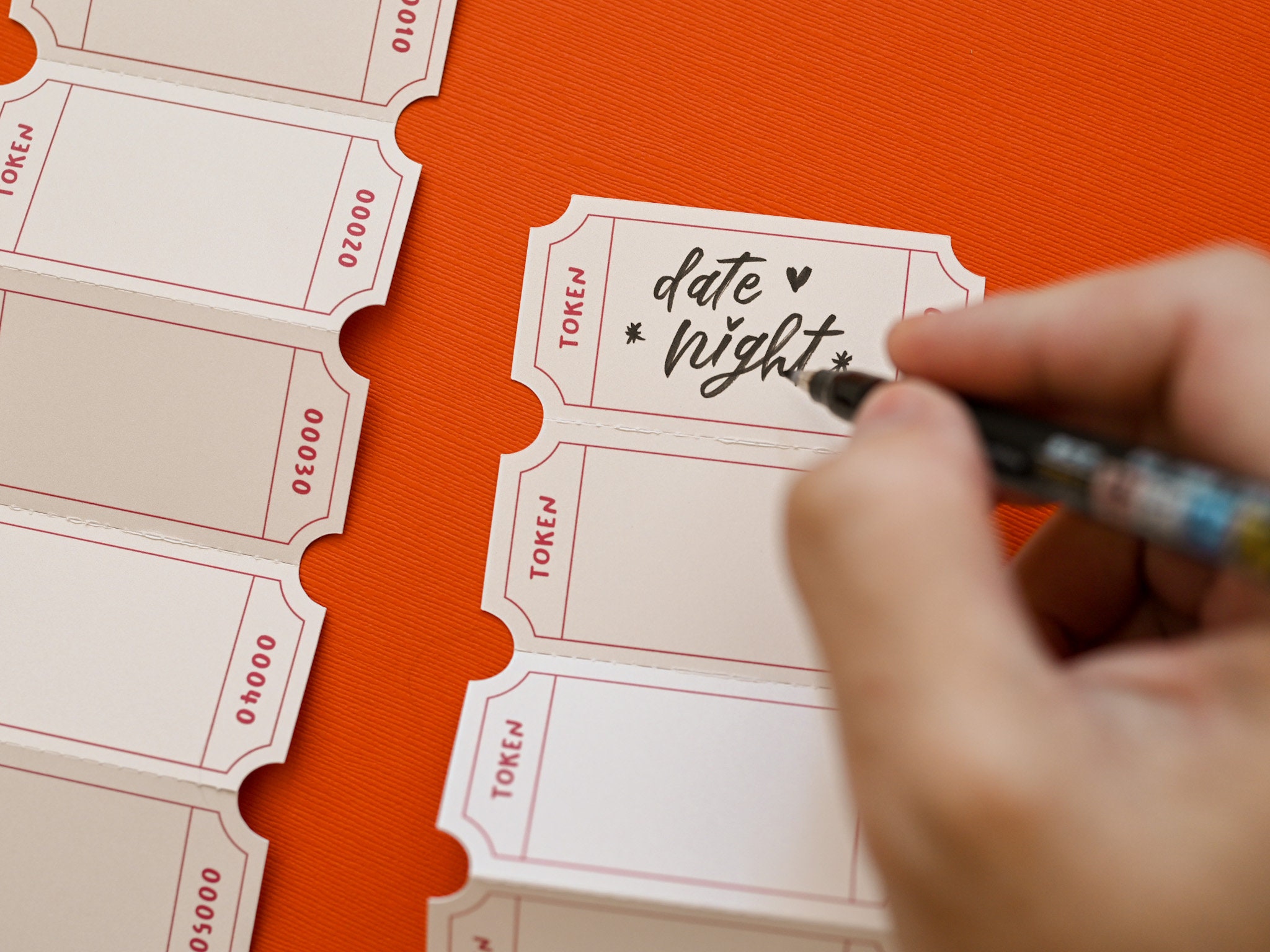 blank tickets customized tickets 12 tickets total etsy