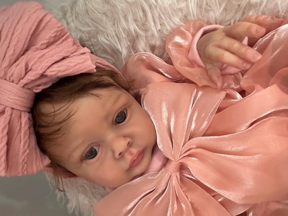 Buy Bebe Reborn Chloe Open Eyes Handmade Original Not Machine Painted Online in India Etsy