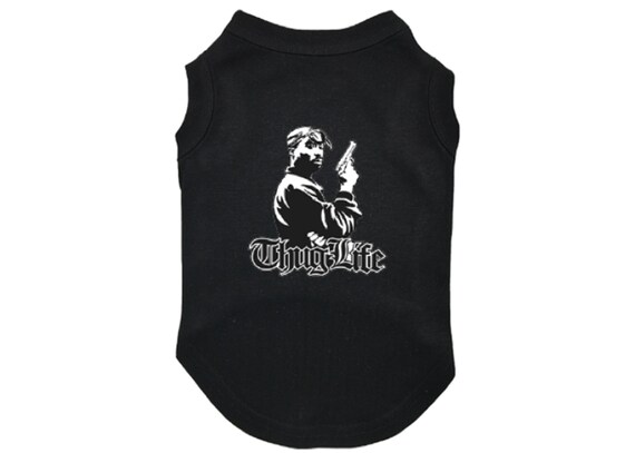 thug life dog shirt
