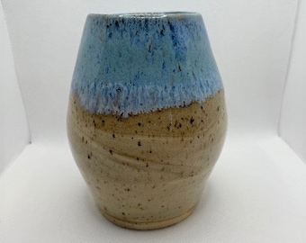 handmade | ceramic | marbled | blue | ocean | pottery | wine | tumbler