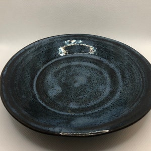handmade | ceramic | blue | pottery | plate