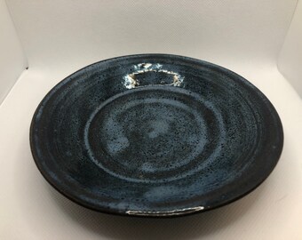 handmade | ceramic | blue | pottery | plate