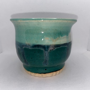 handmade | ceramic | turquoise & teal | pottery | planter