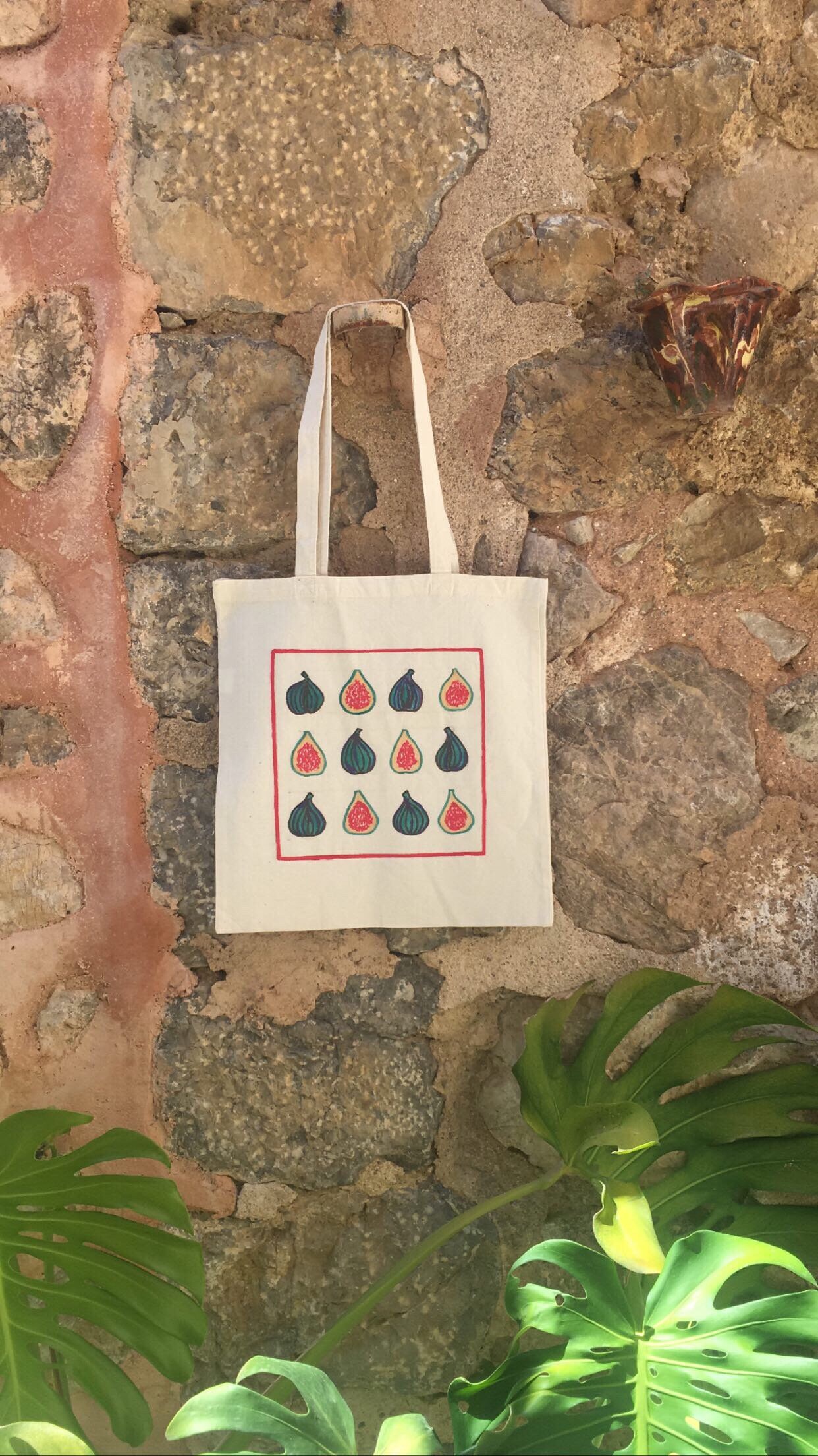 Fig bag. Handmade fig bag. Fig bag. Figs. Fabric fig. fruit Etsy