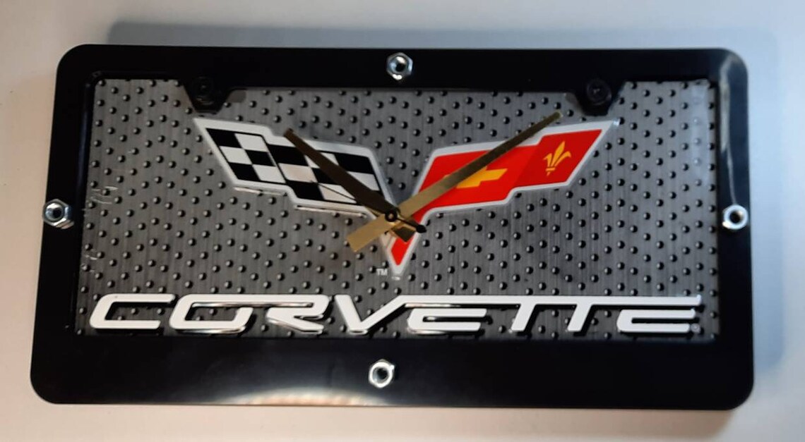 Corvette Clock . Etsy