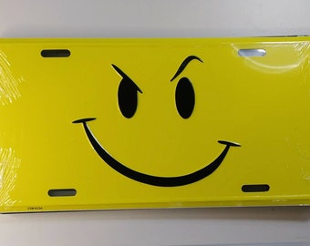 Smiley Car Tag | Etsy