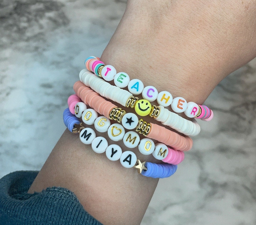 Fun Beaded Bracelets, Colorful Bracelets, Pretty Bracelets, - Etsy