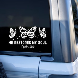 Car decal | Christian bumper stickers | bumper stickers |car stickers | stickers | vinyl decals | car mirror decal