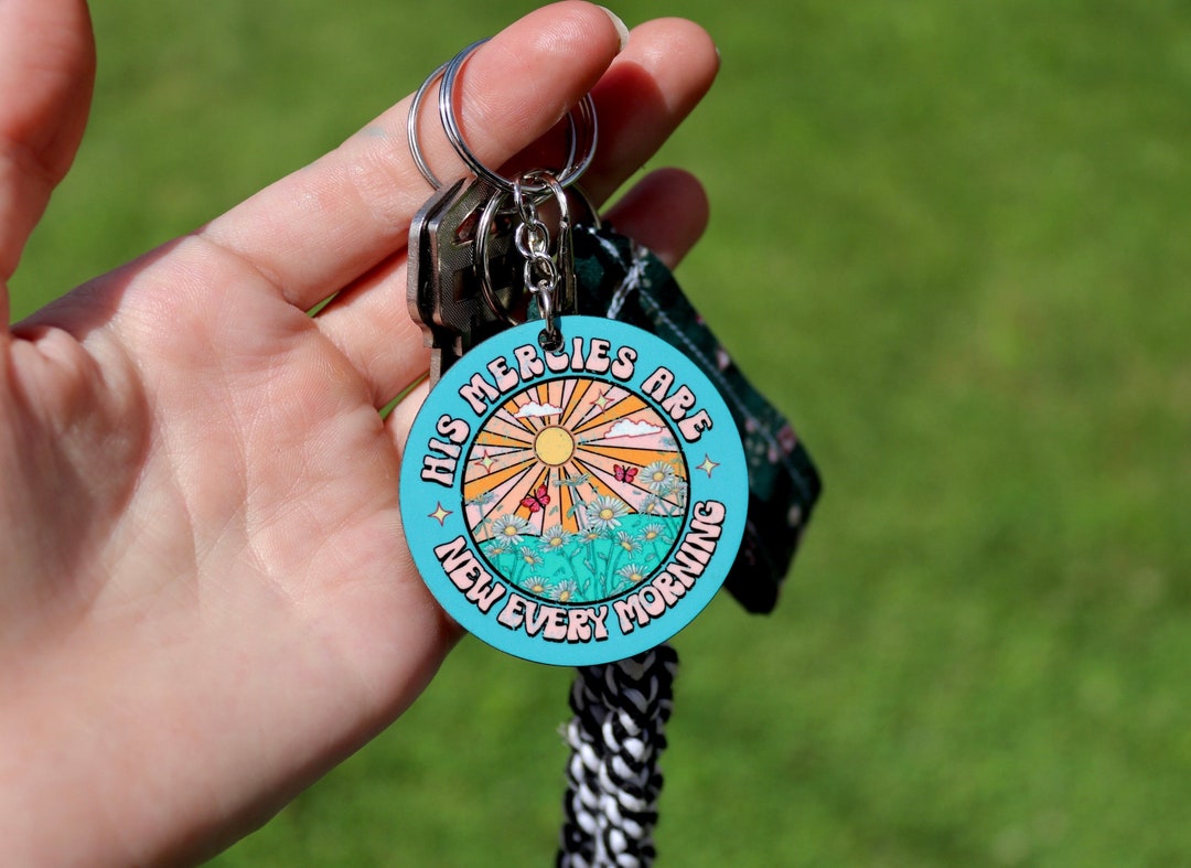 Christian Keychain, Cute Keychains, Faith Based Keychain, Wristlet