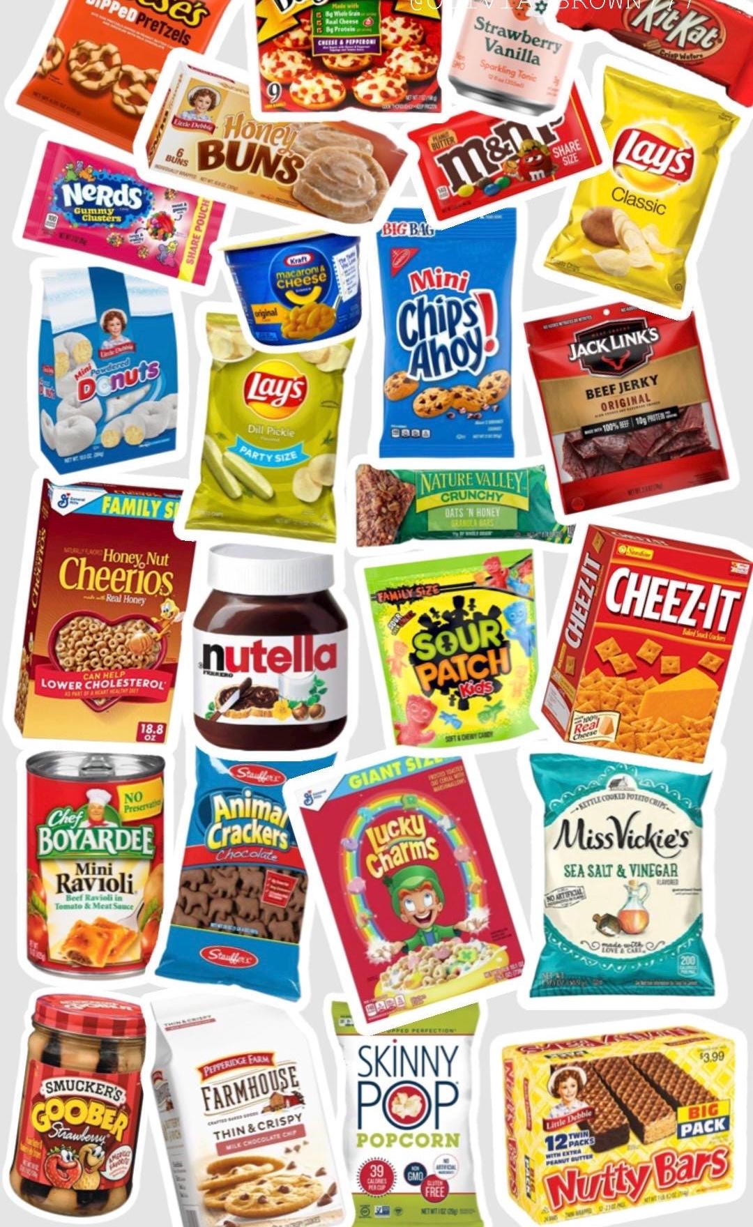 Food Brand Sticker Pack- Mystery Brand Food Stickers, Sticker Grab Bag ...