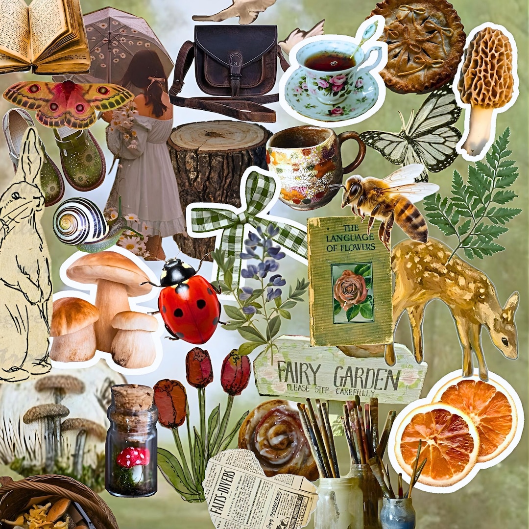 Cottage Core Sticker Pack - Mystery Sticker Pack, Coquette Stickers ...