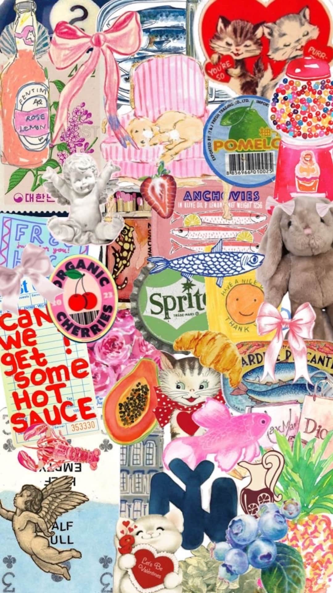 Mystery Sticker Pack - Pinterest Aesthetic Stickers, Junk Journal ...