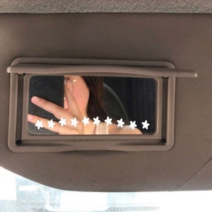 Car mirror decal, star mirror sticker, rear view mirror decal, car decal sticker,cute bumper stickers, vinyl decals, vinyl car sticker