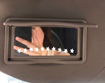Car mirror decal, star mirror sticker, rear view mirror decal, car decal sticker,cute bumper stickers, vinyl decals, vinyl car sticker