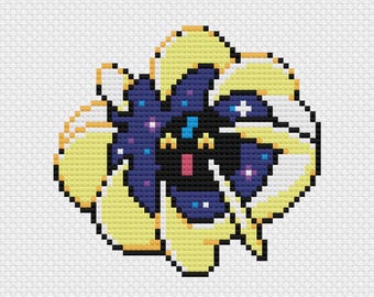 Cosmoem Cross Stitch Pattern: Retro Game Sprite (PDF Download)