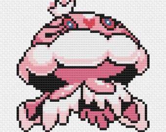 Frillish Jellicent Cross Stitch Pattern PDF Instant Download