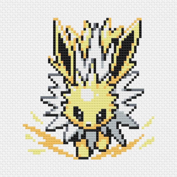 Jolteon Pixel Art Template