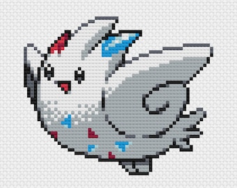 ポケモン クロスステッチパターン トゲピーファミリー（トゲチック付き