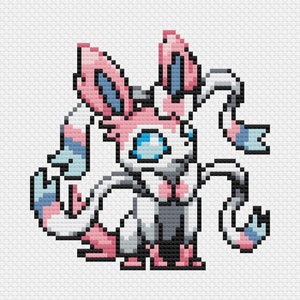 Pam, 8bit Color, sylveon, umbreon, eevee, sprite, pixel Art