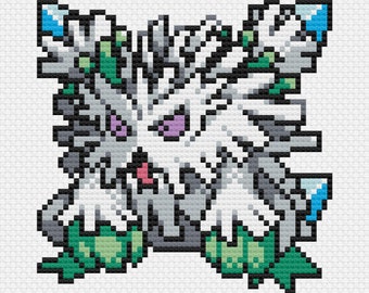Mega Abomasnow Cross Stitch Pattern PDF Instant Download Retro - Etsy UK