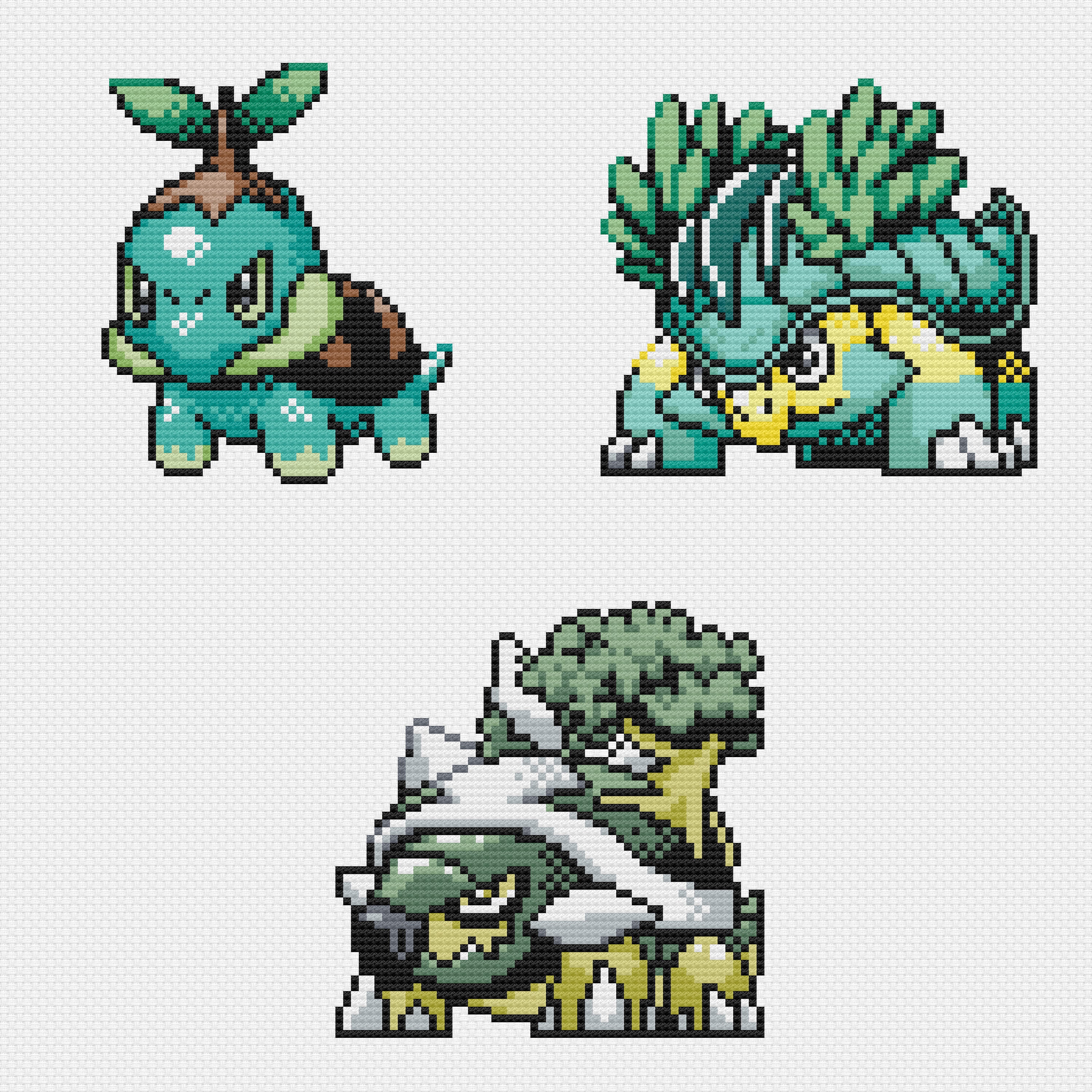 Turtwig Grotle Torterra Crossstitch Pattern PDF Instant Download Retro  Sprite Switch Game Handheld Pixel Beginner Friendly Gaming Nostalgia - Etsy  Israel