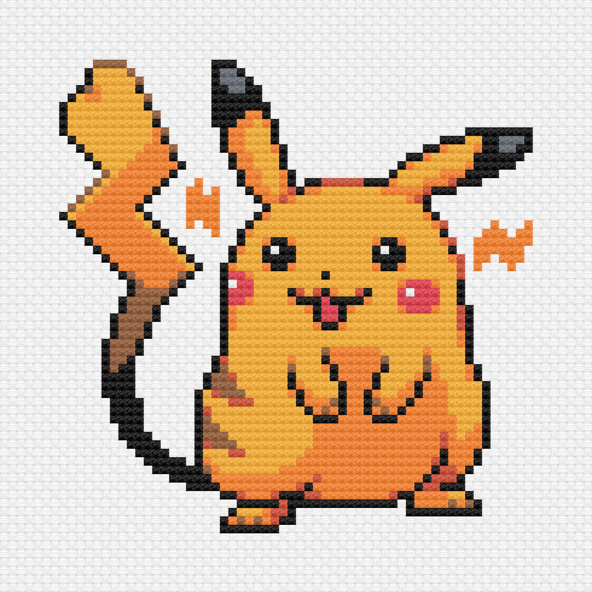 Pokemon Pikachu with pokeball Cross Stitch Pattern PDF - Inspire Uplift