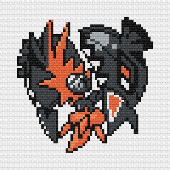 Tapu Koko Cross Stitch Pattern: Retro Game Sprite (PDF Download