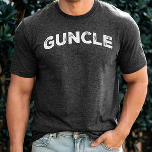 Proud Guncle T-Shirt: Gay Uncle Gift, LGBTQ+ Pride
