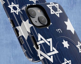 Star of David MagSafe Phone Case: Jewish Gift, Modern Design, NEW! iPhone 17