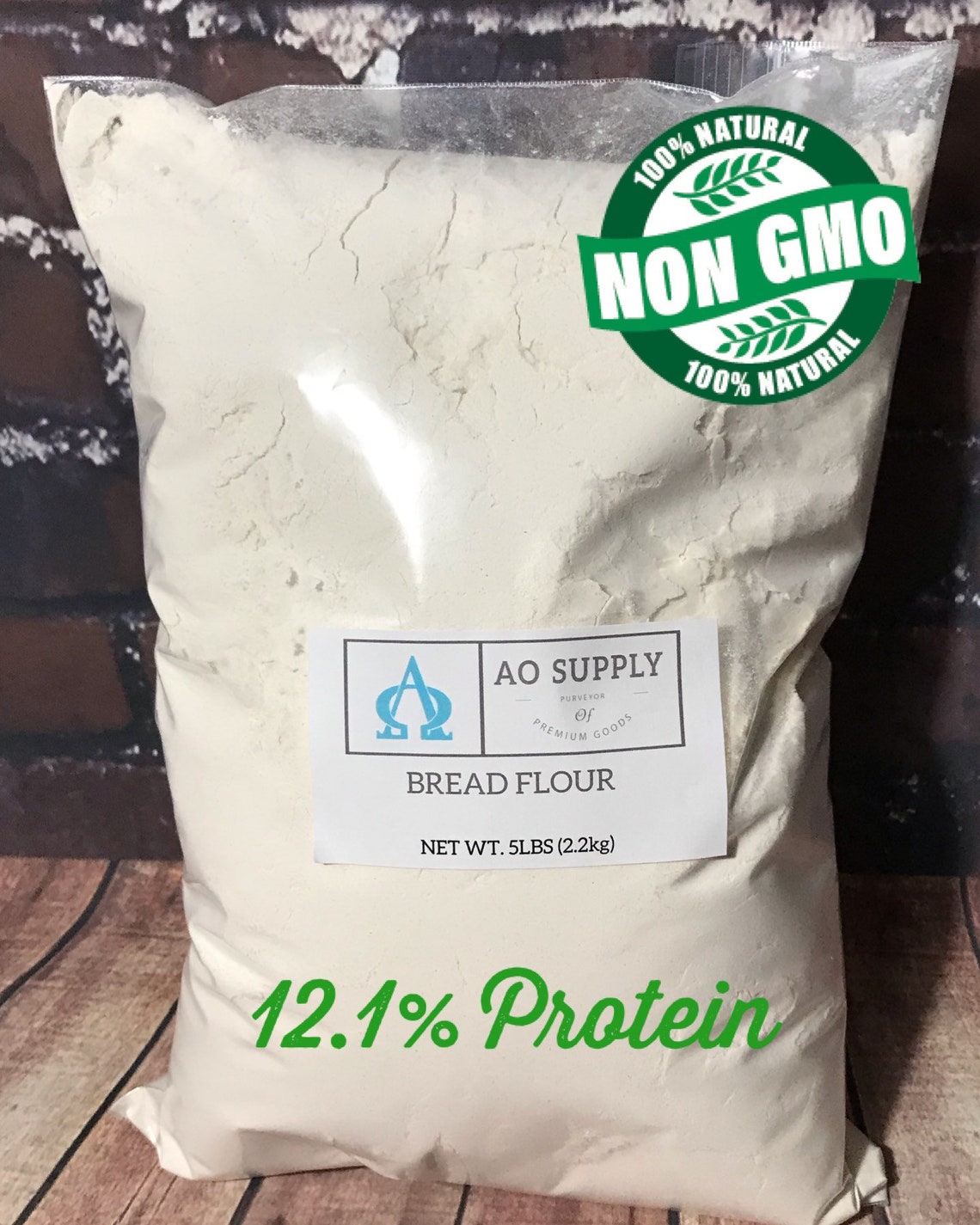 10 lbs High Protein Bread Flour Resealable Bag UNBLEACHED Etsy