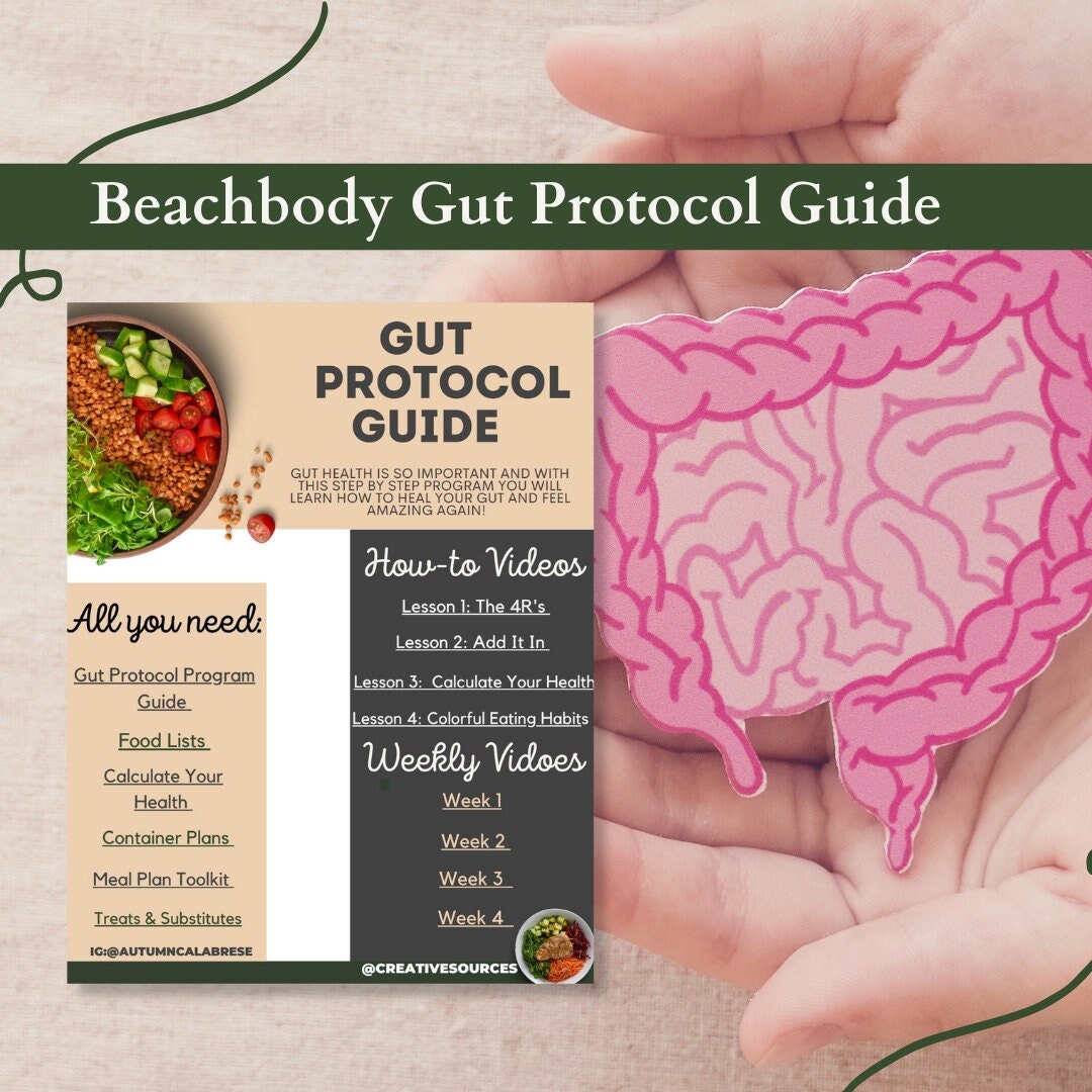 Beachbody Gut Protocol Guide Etsy