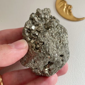 Raw Pyrite Crystal Cluster- AAA Grade