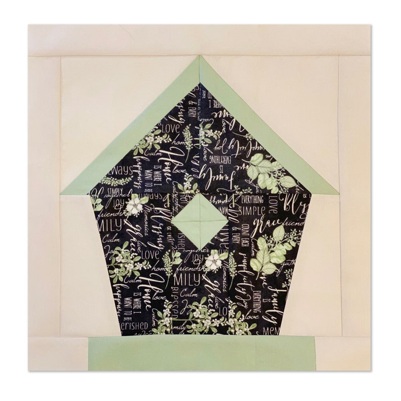 Birdhouse Quilt Block Pattern Etsy
