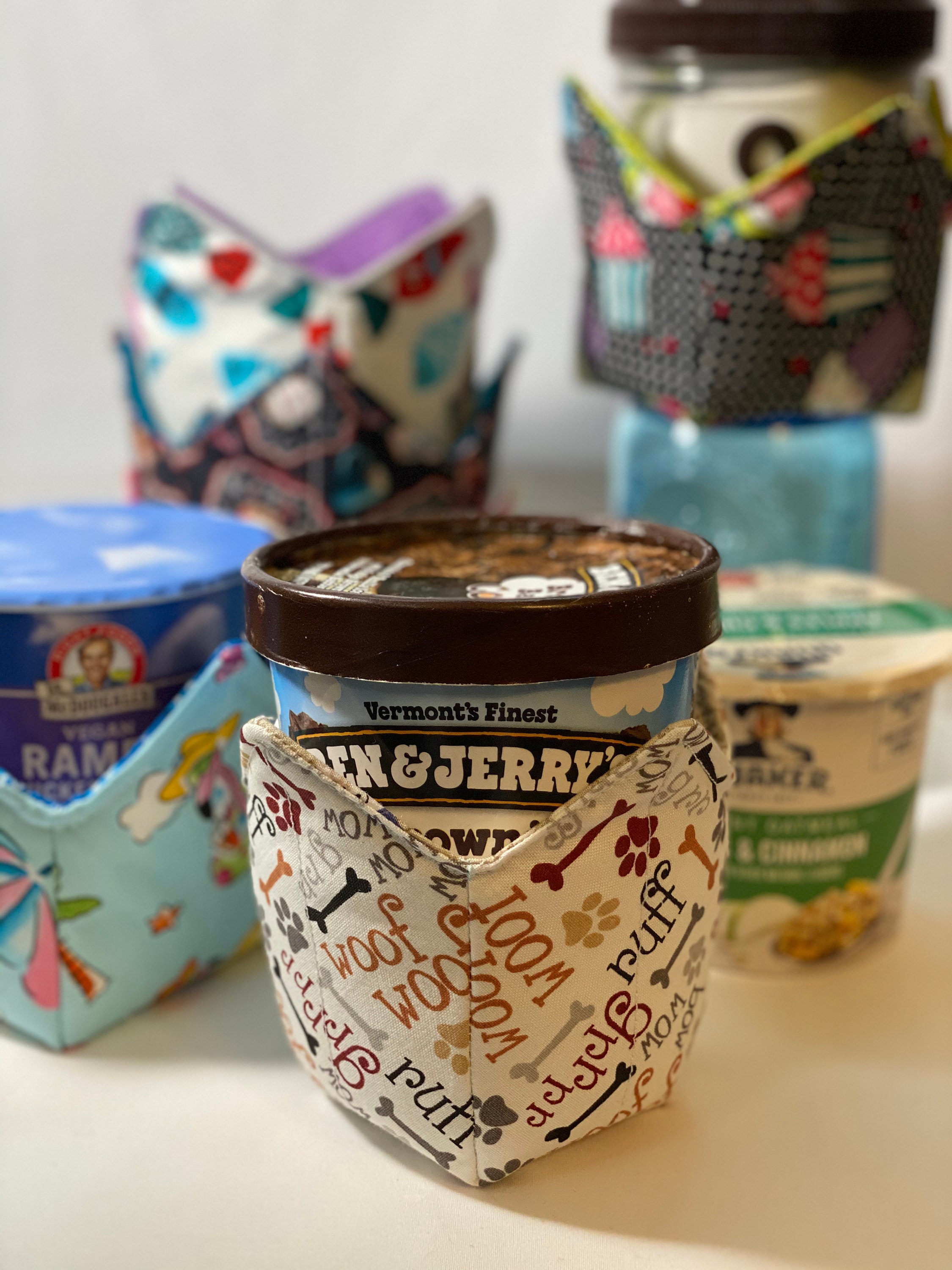 Quilted Ice Cream Cozy Pattern!