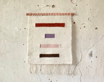 Woven Wall Hanging -LINES- Tapestry Wall Hanging, Wall Tapestry, Textile Wall Hanging, Handwoven Tapestry, Yarn Wall Hanging, Wall decor