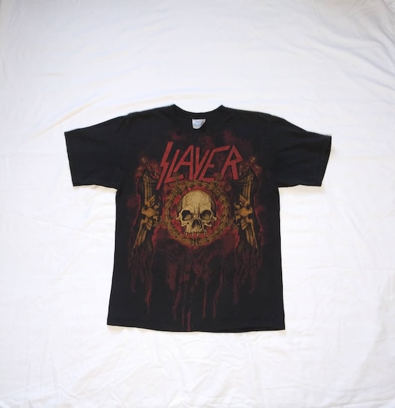 Vintage 90's Slayer Concert Tour Band T-Shirt