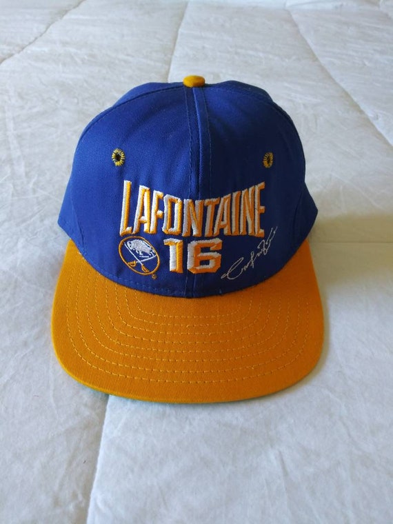 Vintage 90's Buffalo Sabres Pat LaFontaine Snapbac